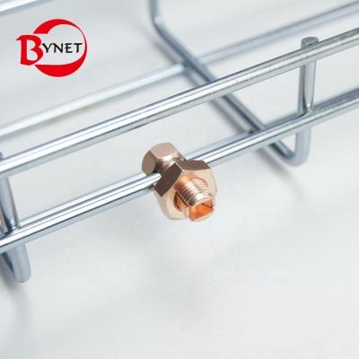 China Steel-Copper Grounding Bolt for Open System Wire Mesh Cable Tray for sale