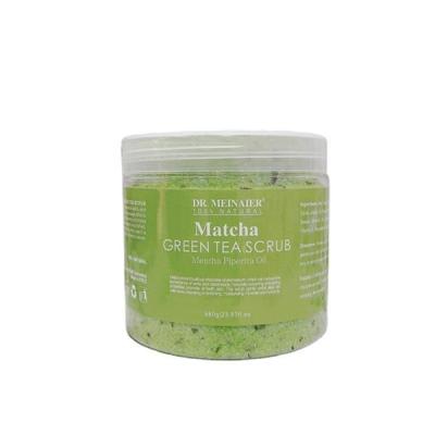 China Top Quality Whitening Body Skin Green Tea 680g Body Bath Soak Natural Salt For Daily Clean Women for sale