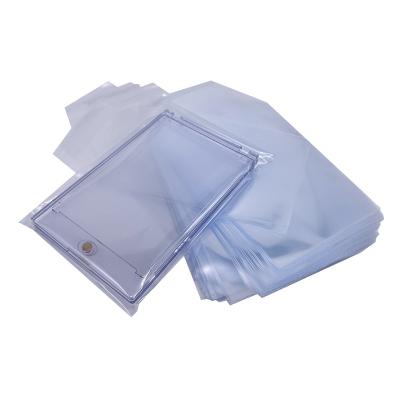 China Fashion Personalized Clear Sports Card Sleeve Custom Clear Card Sleeves Clear Card Sleeve With Seal for sale