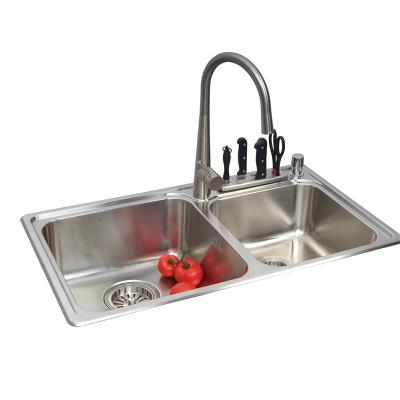 China With Reliable Faucet Performance Skilled Technology Polished Custom Handmade Kitchen Sink Built-In Dishwasher for sale