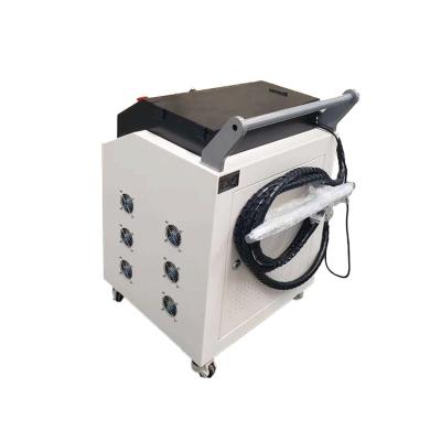 China New PVC Metal Rust Removal Clean Machinery Fiber Laser Machine Cleaning Machine For Metal Rust Removal for sale