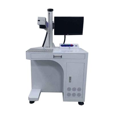 China Stable and reliable fiber laser marking machine desktop type. 20-100W available. CNC marking machine for metal. for sale