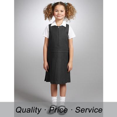 China SU-K15 Skirt Kids Gray Cute School Dress Girls School Uniform Hot Sale OEM Service for sale