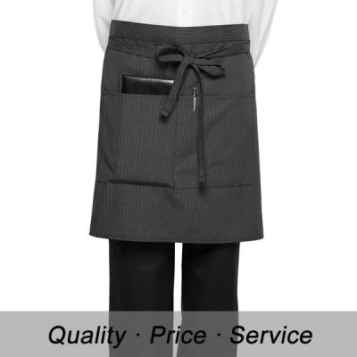 China Shirts Waiter Half Waist Aprons with Pockets for sale