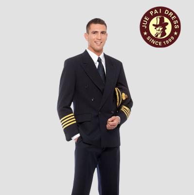 China Factory direct supplier custom anti-shrink global airline pilot school uniform in China Guangzhou for sale