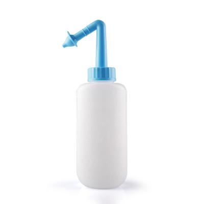 China 500ml Nasal Nasal Irrigator Protect NaCl NaCl Nacl Clean Nose PVC Plastic Child Adult Powder for sale