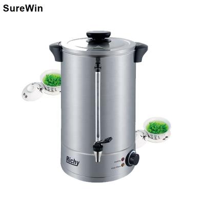 China Keep Warm Commercial 10L CE Approval Stainless Steel Electric Water Heater For Tea Catering Water Urn Factory For Hotel Appliance for sale