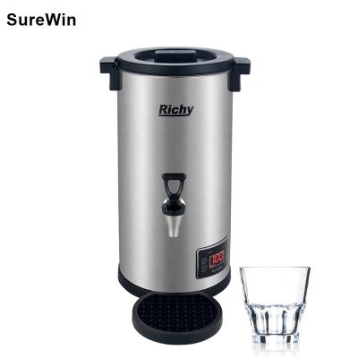 China Keep Hot Stainless Steel Water Heater 30l Electric Hot Outdoor Drink Water Urn Dispenser for sale