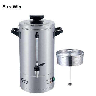 China 50cup hotel stainless steel coffee maker coffee catering urn for hotel approve CB CE for sale