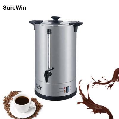 China Hot Selling Hotel Stainless Steel Boiler 50-100 Cup Brew Coffee Catering Electric Urn for Hotel Beverage Shop for sale