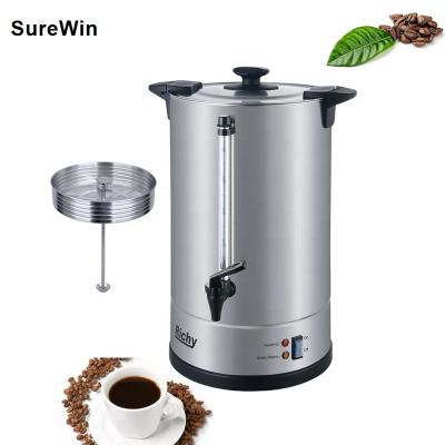 China High Quality Stainless Steel 16L Hotel Electric Hot 100 Cup Coffee Urn/Percolator for sale