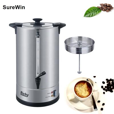 China Hotel Good Quality Stainless Steel 50-100cup Coffee Urn Coffee Maker Electric Hot Supply CB CE Approval for sale