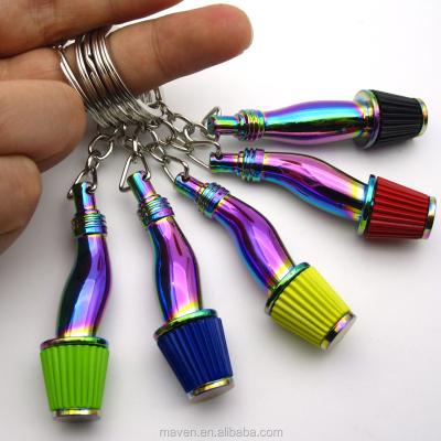 China Metal 5 Colors JDM Car Engine IntakeI Pipe IntakeI Pipe Miscellaneous Air Filter Strainer Main Chain Key Ring for sale