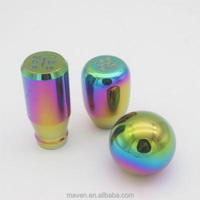 China 29 Models Aluminum Chrome NeoChrome Aluminum Car Manual Gear Shift Knob Ball Clutch Lever Head for sale