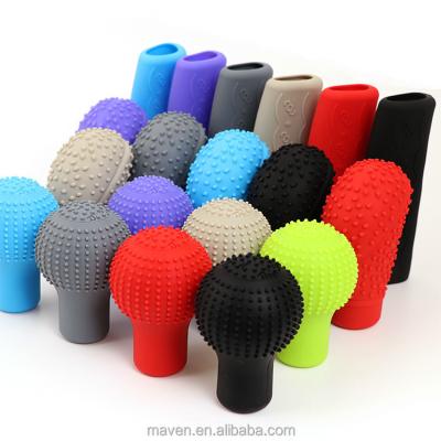 China Main Clutch Manual Lever Gear Shift Knob Silicone Car Truck Silicone Cover Protector Case for sale