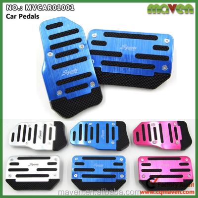 China Non-slip universal aluminum custom car decoration and pedals for auto manual automobile MVCAR01001 for sale