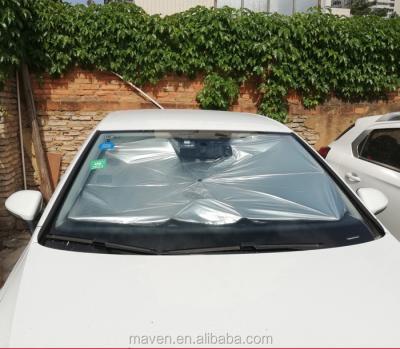 China Nylon S L Size Foldable Car Front Windshield Sun Shade Umbrella Umbrella Protector UV Sunshade for sale