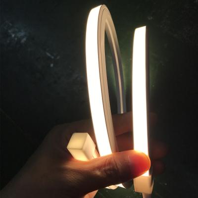 China Luz de tira de neón fluorescente del silicón flexible 12W 24V IP65 en venta