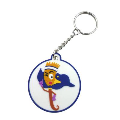 China Promotion Gift High Quality No Minimum Custom Logo Silicone PVC Key Chain PVC Soft Key Chain Custom Made for sale