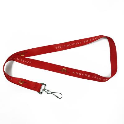 China Wholesale Cheap Wholesale Durable Lanyard Accessories China Advertising Red Nylon Gift Customized Nylon Lanyard for sale