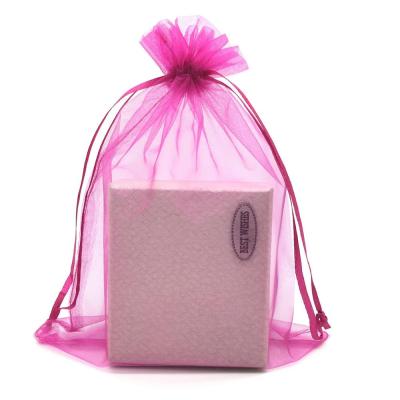 China China Cheap Mixed Series Small Organza Pouch Drawstring Organza Gift Bag Organza Bag For Wedding for sale