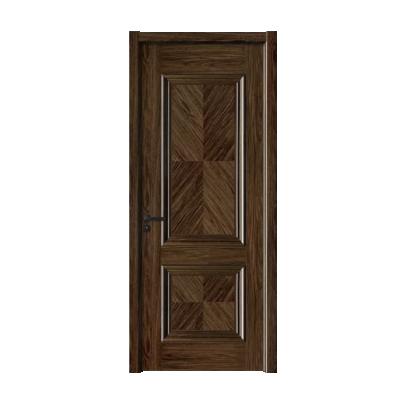 China New Listing Sound Insulation Supply Simplicity Chinese Teak Sound Insulation Wood Simple Door Designs for sale