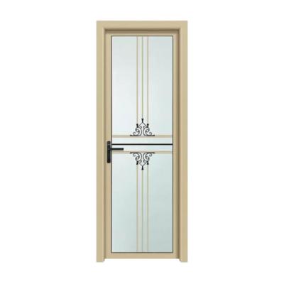 China Fire Protection Fiberglass Bathroom Glaze Waterproof White PVC Bathroom Doors for sale