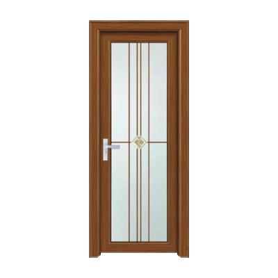 China 2021 Waterproof Best Quality Simplicity Waterproof Wpc Door Interior Door Fiber Bathroom Door for sale