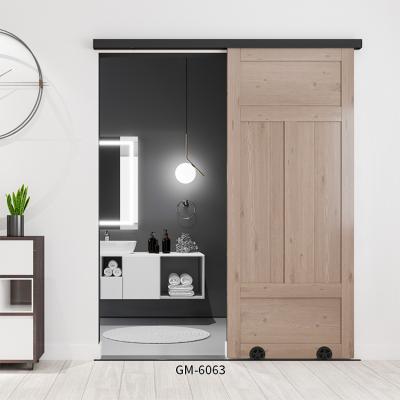 China Modern Hardware Windproof Internal Doors Barn Doors Kit Oval Puertas De Seguridad Doors For Rooms PVC for sale