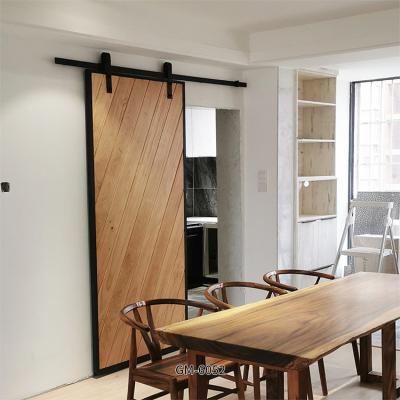 China Modern Double Windproof Front Ceiling Mount Barn Doors Kit Safe Doors For Mountain House for sale