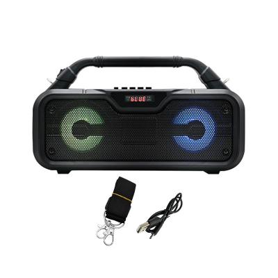 China SING-E ZQS3203 Portable Outdoor Camping Stereo Home Led Colorful Light Wireless Music Mp3 Player Flashlight Speaker for sale