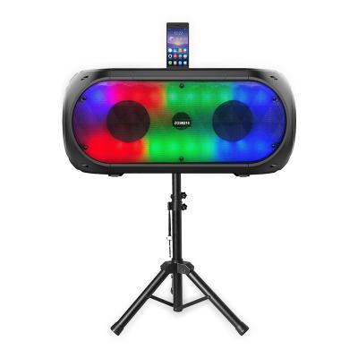 China SING-E ZQS6215 Dual 6.5 Inch Wireless Home Theater System RGB Light Bass Stage Party Dj Karaoke Subwoofer Woofer Speaker for sale