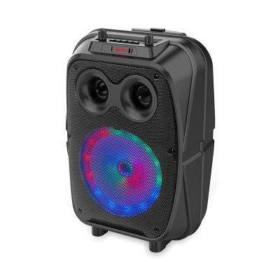 China SING-E ZQS8120 Outdoor Super Bass Led Flashing Light Portable Party Stage Dj Wireless Mic Subwoofer Woofer Trolley Bt Speaker zu verkaufen