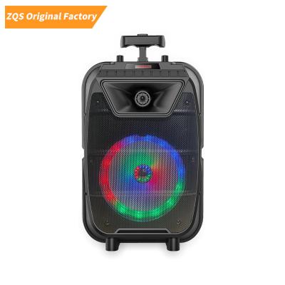 Chine SING-E ZQS8121 Outdoor Super Bass Led Flashing Light Portable Party Stage Dj Subwoofer Woofer Trolley Bt Speaker à vendre