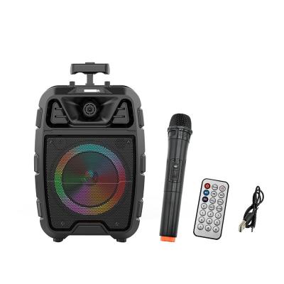 China SING-E ZQS8125 Outdoor Super Bass Led RGB Light Portable Party Stage Dj Wireless MIC Woofer Trolley Karaoke Speaker en venta