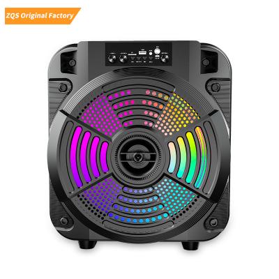 China SING-E ZQS12113 12 Inch Deep Bass Long-Term Playback RGB Flashing Lights Party Stage Dj Mic Wireless Portable Speaker for sale