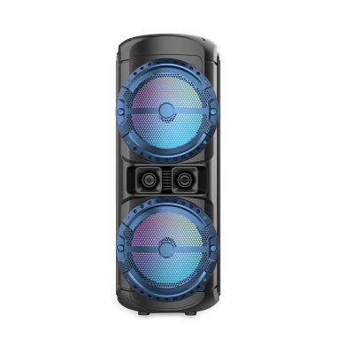 China SING-E ZQS12201 Portable Speaker Rechargeable Outdoor Speaker Microphone Included with Remote Support TWS USB FM Radio AUX, LED for sale