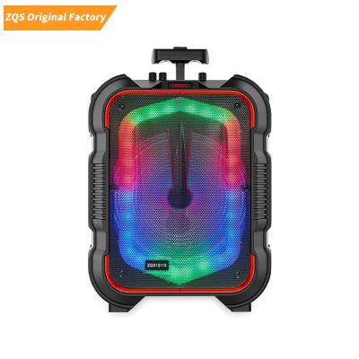 China SING-E ZQS12115 12 Inch Powered Party Dj RGB Light Outdoor Wireless Hifi Super Bass Karaoke Trolley Portable Speaker zu verkaufen