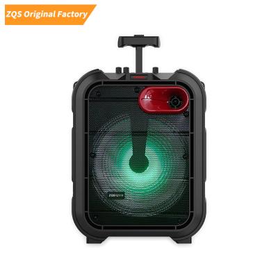 China SING-E ZQS12111 12 Inch Powered Party Dj RGB Light Loud Outdoor Wireless Hifi Super Bass Karaoke Trolley Portable Speaker zu verkaufen