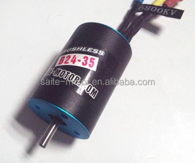 China RC Hobby RC Model 2435 DC Motor 3200KV~6800KV brushless electric rc car motor for 1/16 RC car model for sale