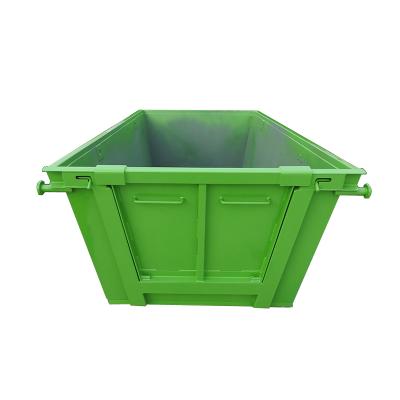 China 6 Cubic Meter Solid Waste Garbage Bins Recycling Bins Skip Containers To Skip Trash Cans for sale