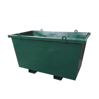 China Solid Waste Outdoor Steel Jumping Bins Crane Lift Industrial Waste Bins For Sale for sale