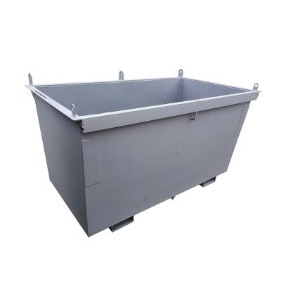 China Construction worksÂ   Yangzhou 3yd Waste Recycling Rear and Side Trash Cans Front Loading Garbage Bins for sale