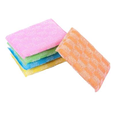 China Sustainable New Arrival Kitchen Dish Wash Cleaning Colorful Sponge Scrubber for sale