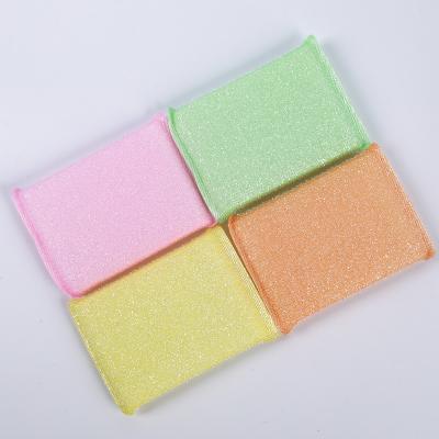 China Viable Factory Wholesale Scrubber Sponge Kitchen Dish Wash Sponge Cleaning Scrubber for sale