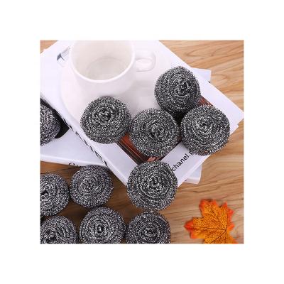 China Viable Scrubber 20pk 410 Steel Wool Soap Pad Cleaning Stainless Steel Wash Ball for sale