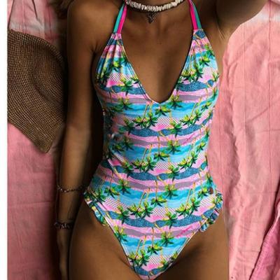 China Breathable Swimwear Female Bikini With Cup Women Bikini Set One Piece for sale