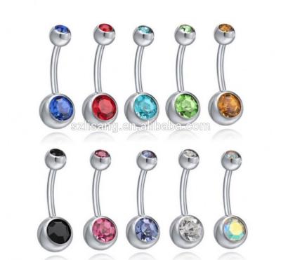 China FASHIONABLE Wholesale Body Jewelry Surgical Steel Belly Ring Cheap Piercing Navel Rings for sale