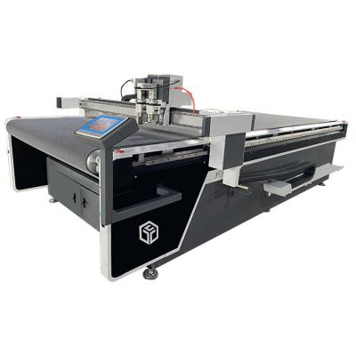 China CNC Digital Leather Cutting Machine For 7 Layers Cloth Cutting Machine Fabric With Oscillating Knife for sale