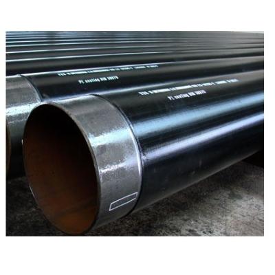 China Tubes and seamless pipes, in steel of API 5L for ASTM A106 gr. B with bevel and pipe blackening paint round for sale